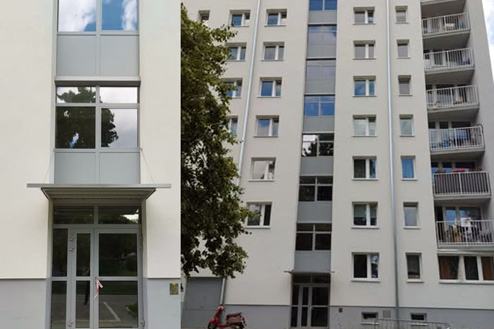 Multi-family aluminum joinery 