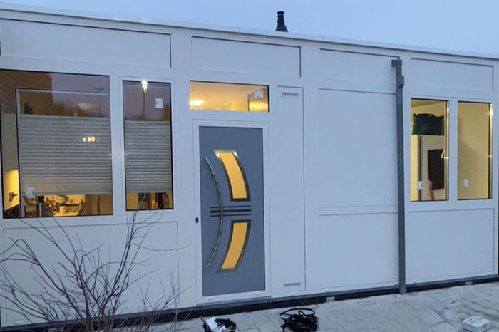 Aluminum input installation