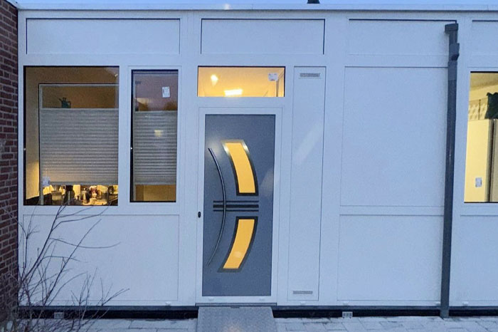 Aluminium entreestructuur